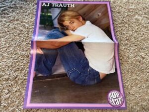 AJ Trauth Enrique Iglesias teen magazine poster clipping Pop Star sexy boy jeans