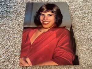 Philip Mckeon teen magazine poster clipping Tiger Beat teen idols pix red shirt