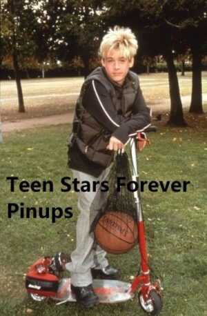 Aaron Carter 4×6 or 8×10 Photo vintage scooter 90’s Teen Idol Pix