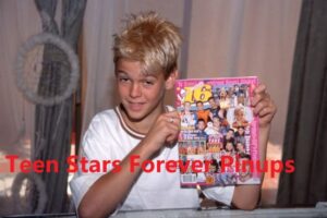 Aaron Carter 16 magazine photo shoot home 90's child star rip young boy