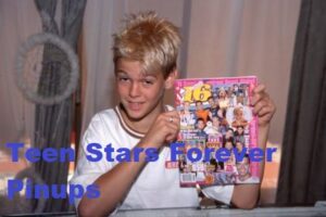 Aaron Carter 4×6 or 8×10 Photo vintage home 16 magazine 90's Teen Idols RIP