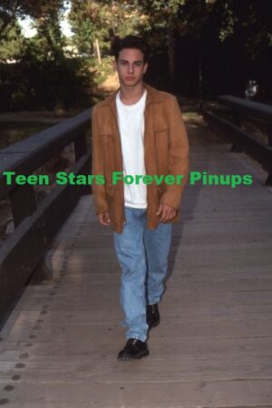 Michael Cade 4×6 or 8×10 Photo vintage California Dreams bridge walking outside 90's teen idols pix