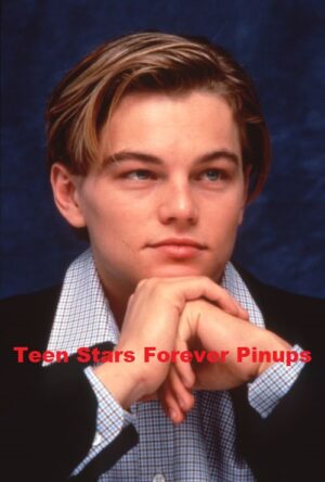 Leonardo Dicaprio 4×6 or 8×10 Photo vintage folded hands suit teen idols 90's