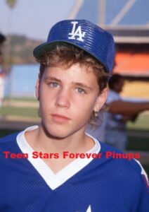 Corey Haim 4×6 or 8×10 Photo vintage 80's close up baseball game teen idols