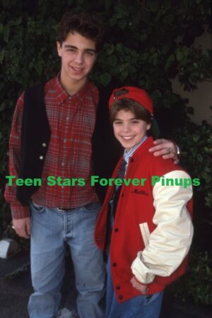 Joey Lawrence Matthew Lawrence 4×6 or 8×10 Photo overalls child stars 90's brothers