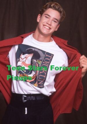 Mark Paul Gosselaar 4×6 or 8×10 Photo vintage rip shirt off child star younger Saved by the Bell 90's