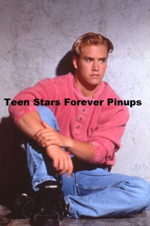 Mark Paul Gosselaar 4×6 or 8×10 Photo vintage jeans pink shirt 90's child star Saved by the Bell