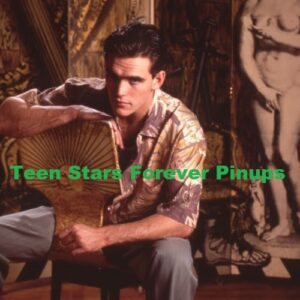 Matt Dillon 4×6 or 8×10 Photo vintage behind a chair 1980's Teen Idols photo shoot