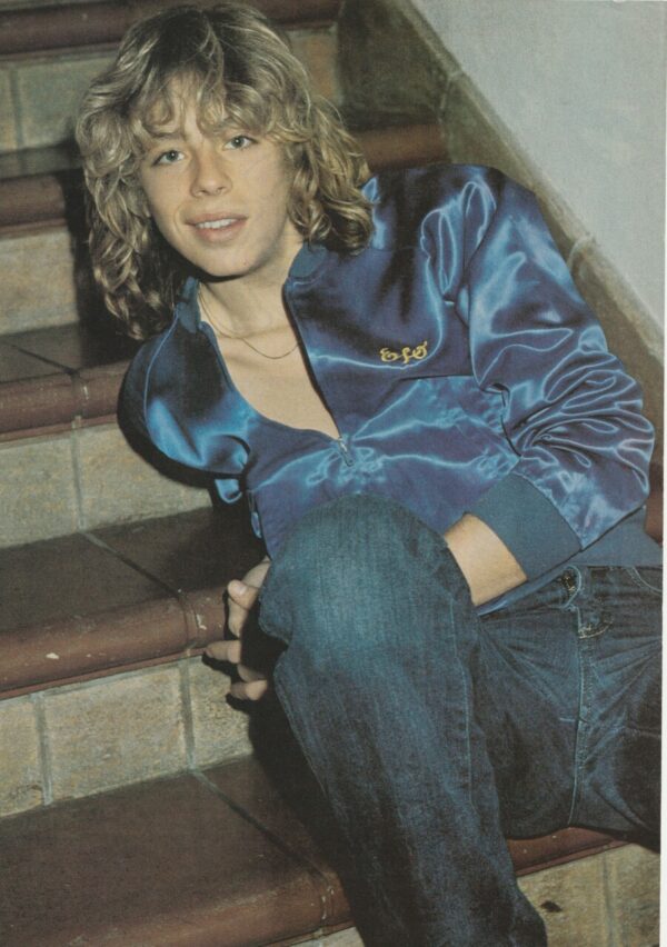 Leif Garrett teen magazine pinup stairs