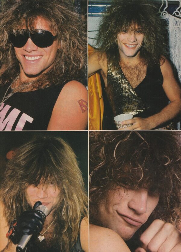 Jon Bon Jovi teen magazine pinup clipping multi pix Teen Beat