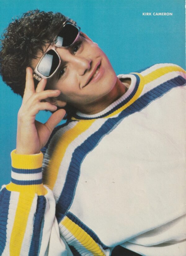 Kirk Cameron sunglasses white sweater cute dreamy pinup pix