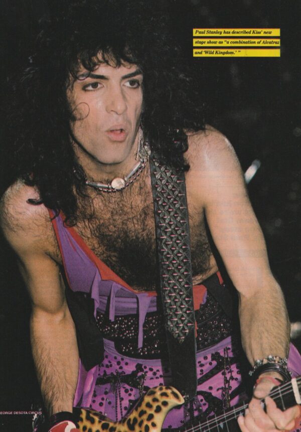 Kiss Paul Stanley teen magazine pinup clipping rocker 70's