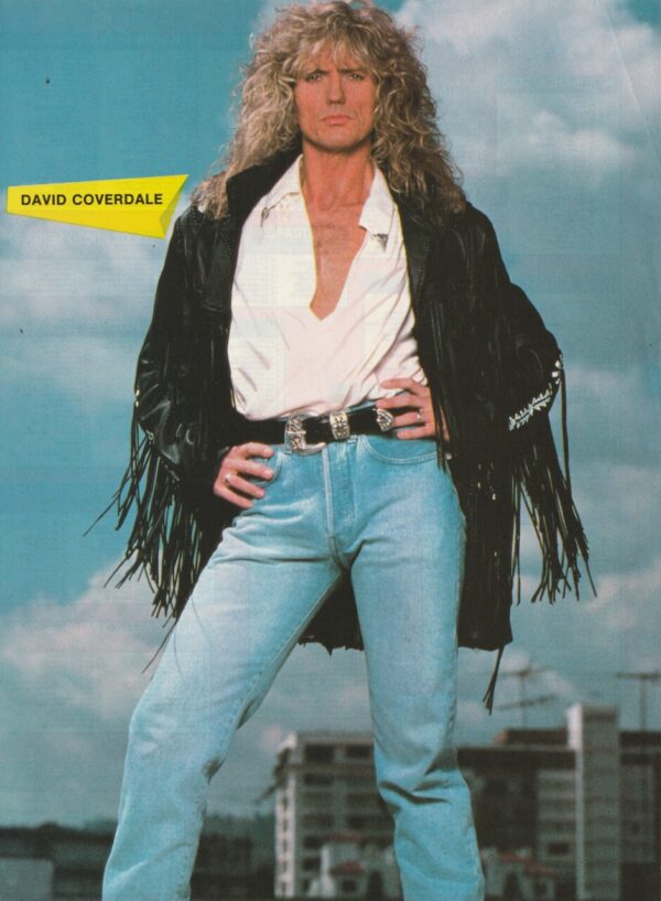 Davidcoverdale Whitenake pix jeans black leather jacket open white shirt pinup