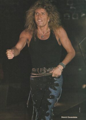 David Coverdale Whitesnake teen magazine pinup muscles tight jeans Teaser Rip