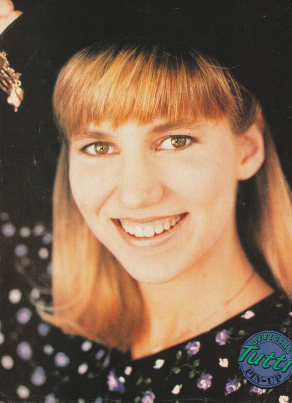 Debbie Gibson close up photo shoot 80's Tutti Frutti