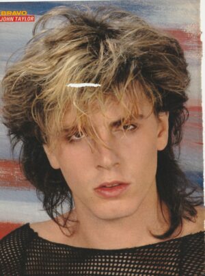 John Taylor Duran Duran teen magazine pinup Bravo close up