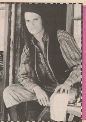 Gregg Rainwater teen magazine pinup clipping tv set