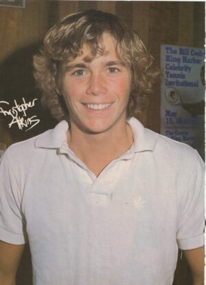 Christopher Atkins Lorna Patterson teen magazine pinup white polo shirt Teen Machine