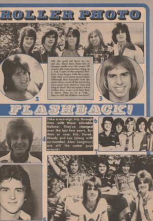 Bay City Rollers teen magazine clipping roler photo flashback Tiger Beat