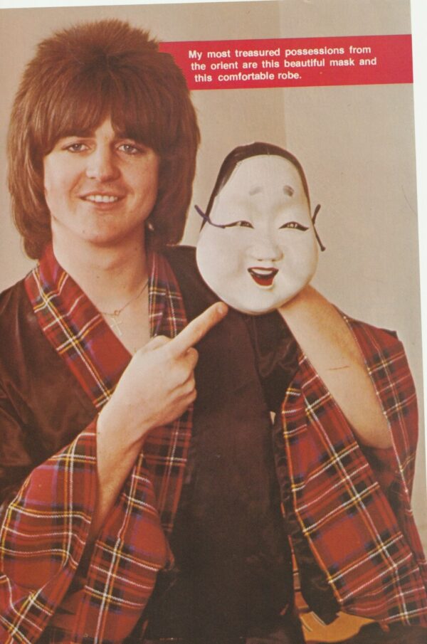 Bay City Rollers teen magazine pinup clipping mask playing cards - Image 2