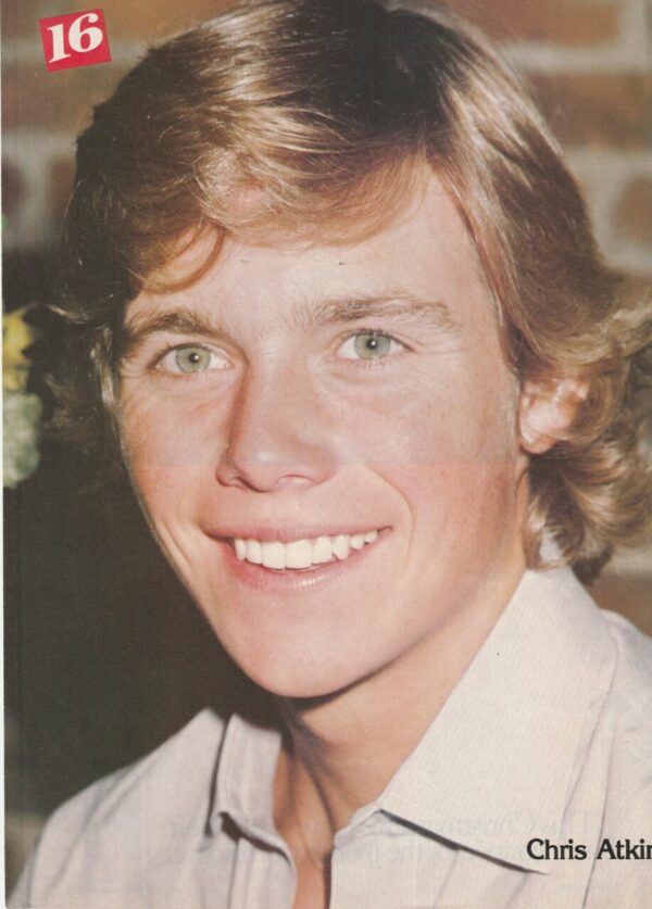 Christopher Atkins teen magazine pinup close up brick Wall 16 mag