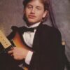 Kirk Cameron guitar suit tie dressed up teen pinup