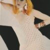 Cyndi Lauper Arcadia teen magazine pinup tight white dress Tiger Beat