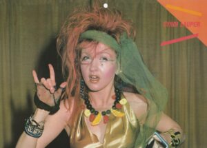 Cyndi Lauper teen magazine pinup peace Superteen