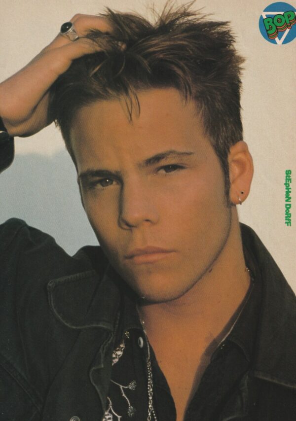 Stephen Dorff Wilson Phillips teen magazine pinup clipping Bop lips hand head