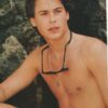 Rob Lowe shirtless bare-chested swimsuit sunglasses pix pinup 80's heart throb