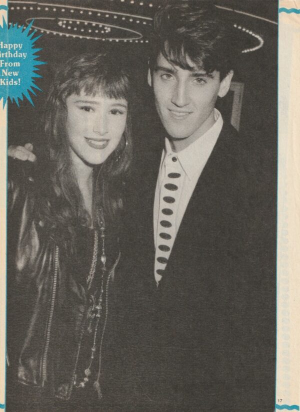 Jonathan Knight Tiffany teen magazine pinup clippings pix