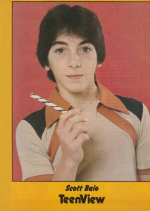 Scott Baio teen magazine pinup candy Teen View sweet actor picture