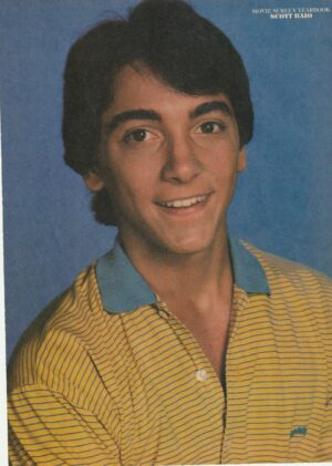 Scott Baio yellow shirt teen idol pinup pix picture