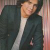 Rob Lowe John Stamos teen magazine pinup laying down young blue shirt blinds 80's - Image 2