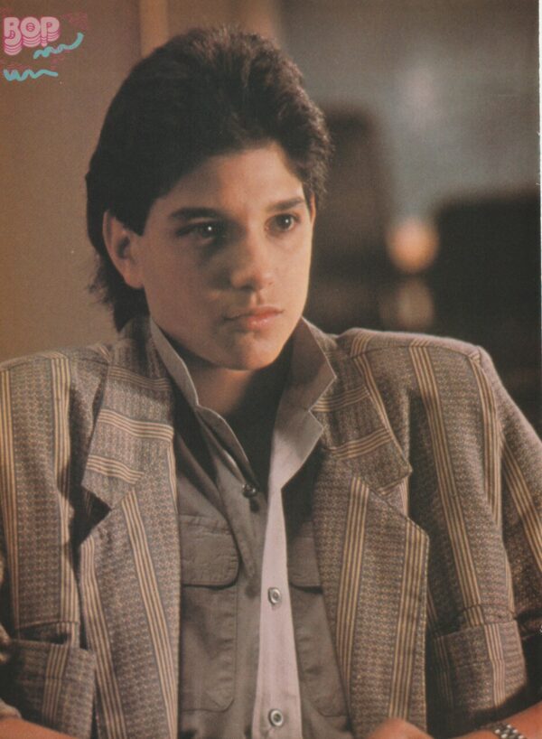 Ralph Macchio teen magazine pinup looking cute Bop