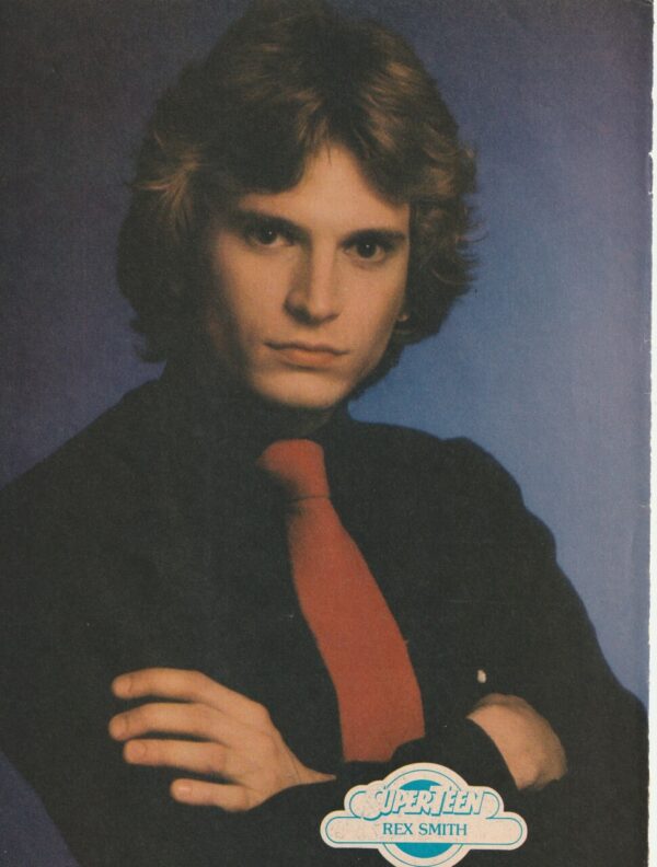 Rex Smith Gregory Harrison teen magazine pinup red tie Teen Dream