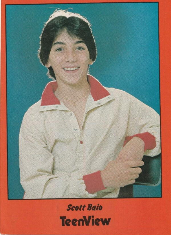 Scott Baio teen magazine pinup clipping jacket Teen View Happy Days pix