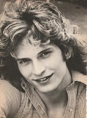 Rex Smith Clark Brandon teen pinup clipping nice lips close up Tiger Beat pic