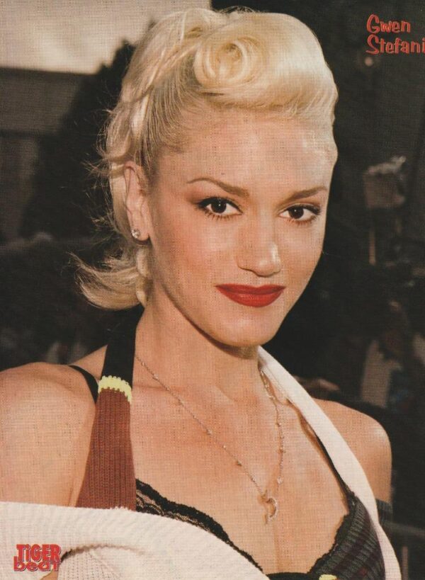 Gwen Stefani No Doubt Eminem teen magazine pinup silver necklace Tiger Beat - Image 2