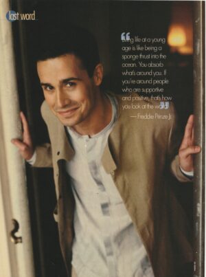 Freddie Prinze Jr. teen magazine pinup last word door hot J-14 teenagers