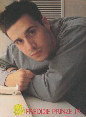 Freddie Prinze Jr. teen magazine pinup clipping grey shirt Pop Star