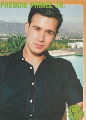 Freddie Prinze Jr. teen magazine pinup clipping pool side Pop Star