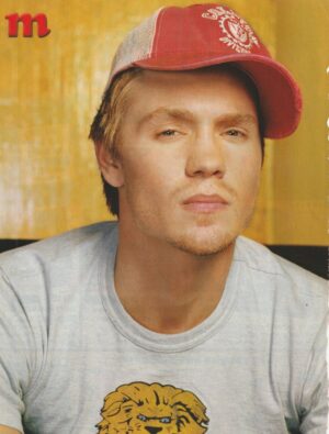 Chad Michael Murray teen magazine pinup baseball red cap M