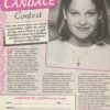 Candace Cameron teen magazine clipping jewel of Candace contest Bop DJ Full House