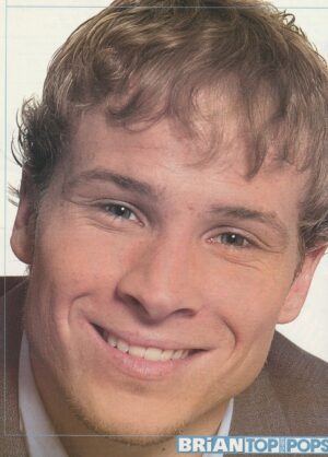 Brian Littrell teen magazine pinup close up Top of Pops Backstreet Boys