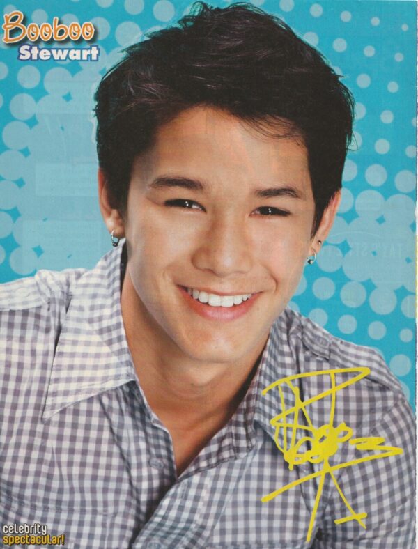 Boo Boo Stewart teen magazine pinup clipping grey shirt Celebrity Spectacular