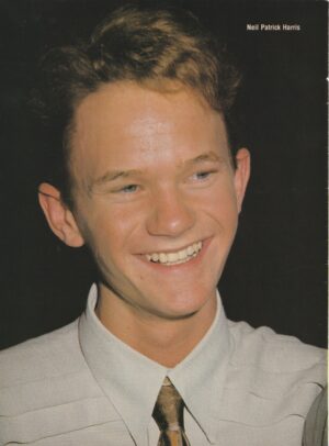 Neil Patrick Harris Will Smith teen magazine pinup close up 80's child star