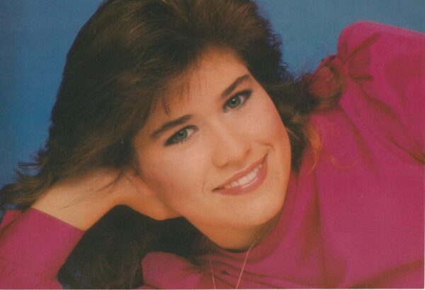 Nancy Mckeon Prince teen magazine pinup gold pants Teen Machine 80's - Image 2