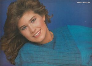 Nancy Mckeon Diane Lane teen magazine pinup blue shirt Teen Machine actress idols pix