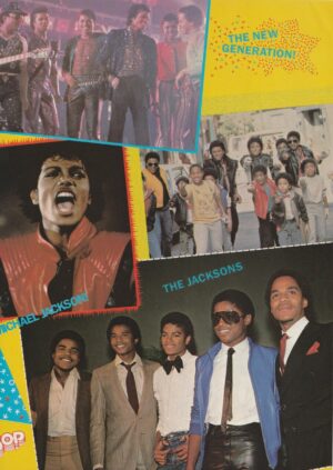 Michael Jackson The Jackson 5 teen magazine pinup New Generation Bop